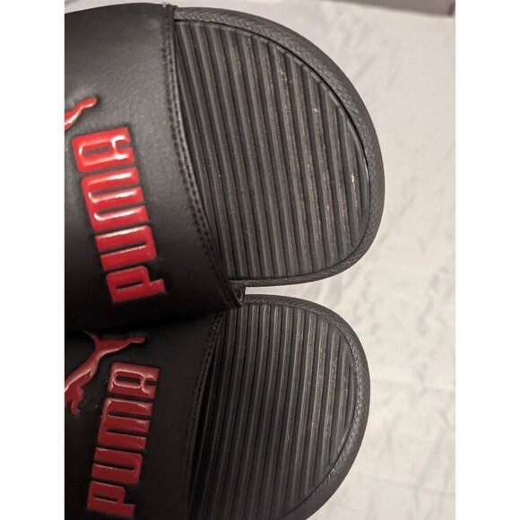 COOL CAT SPORT MEN'S BLACK RED SLIP ON SLIDES SANDALS Size 9 - Picture 9 of 11